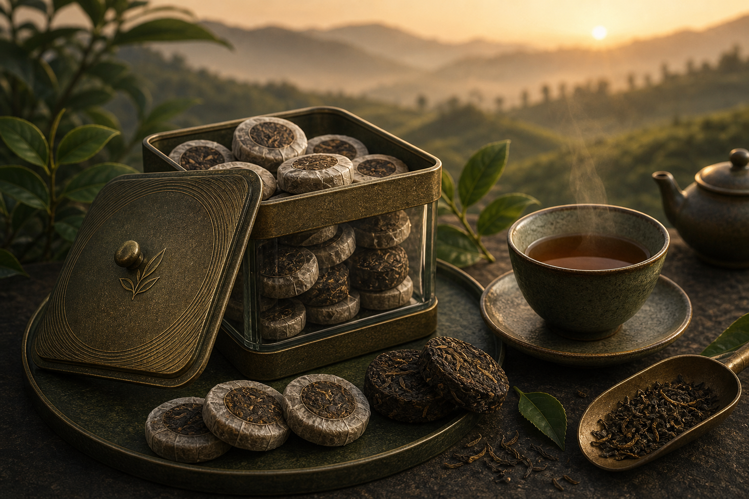 Heritage Tea Coin Tin